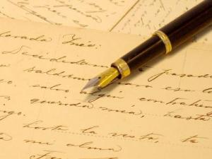 handwritten letter