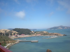 Angel Island on the right