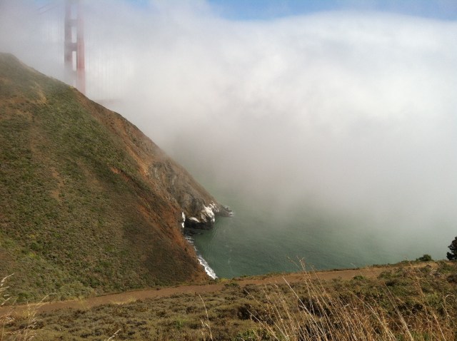 view of bay and bridge