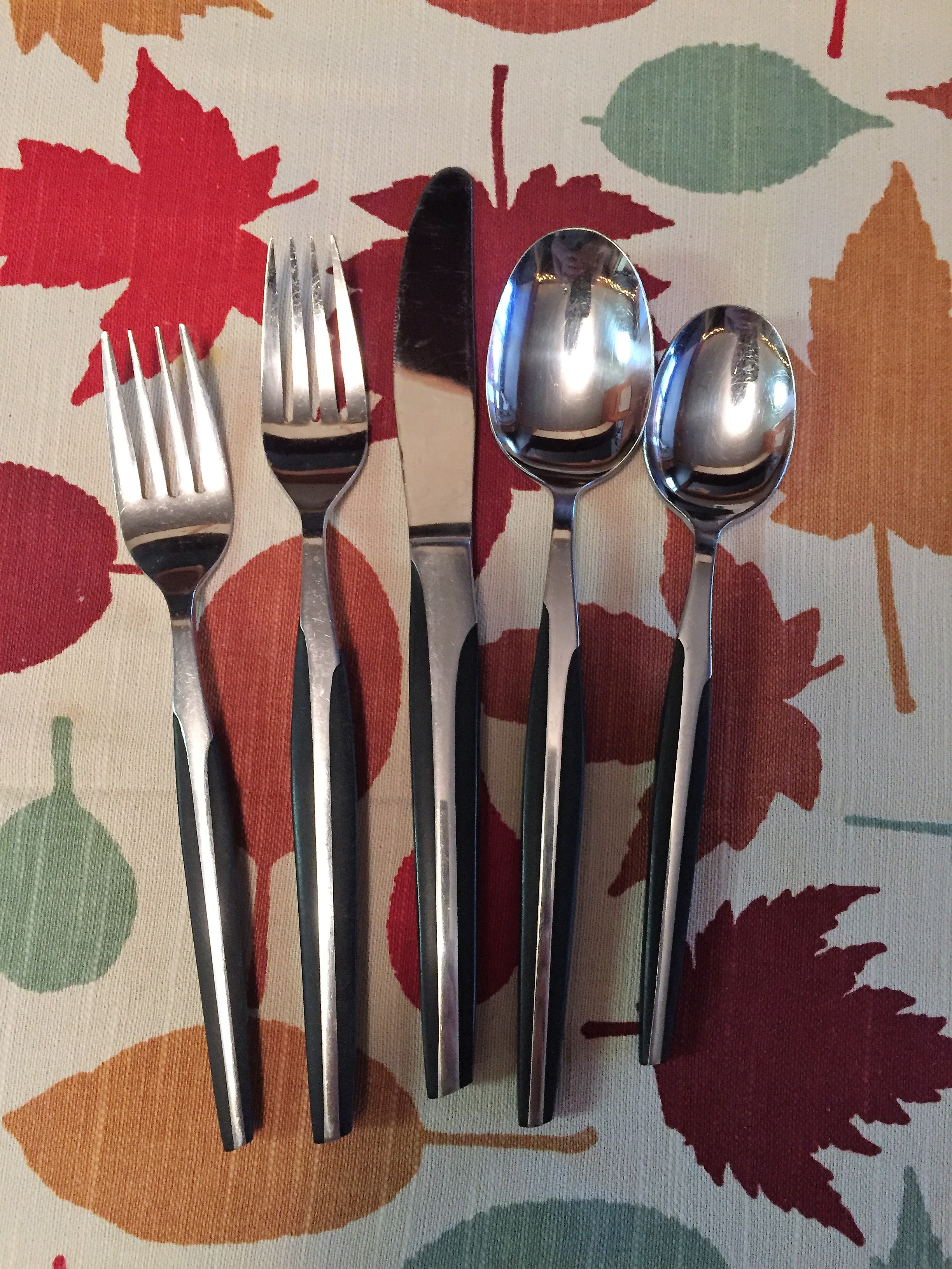 my parents' black silverware