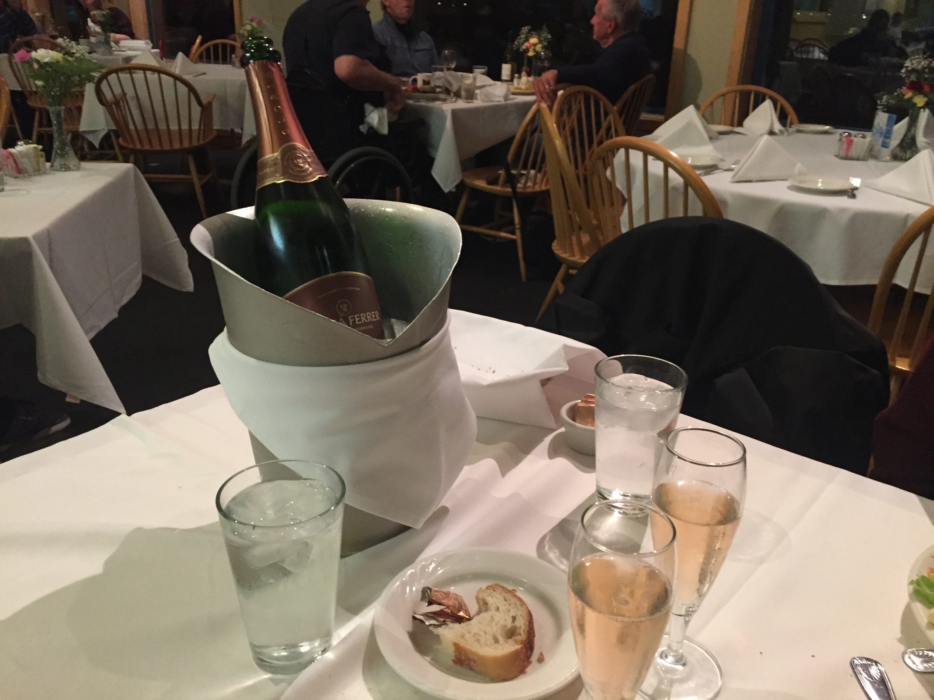 champage surprise from the kids