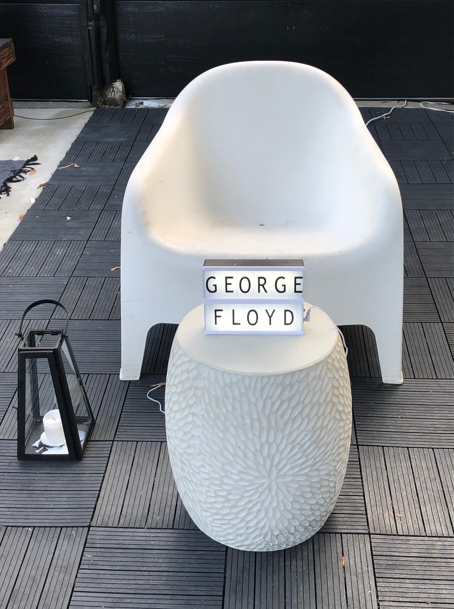 George Floyd display May 2020